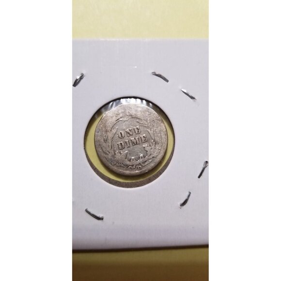 1911D Barber Silver Dime - Picture 4 of 4